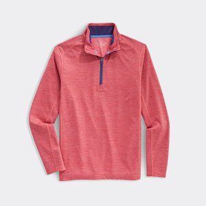 Vineyard Vines Salmon Perfomance Quarter Zip
